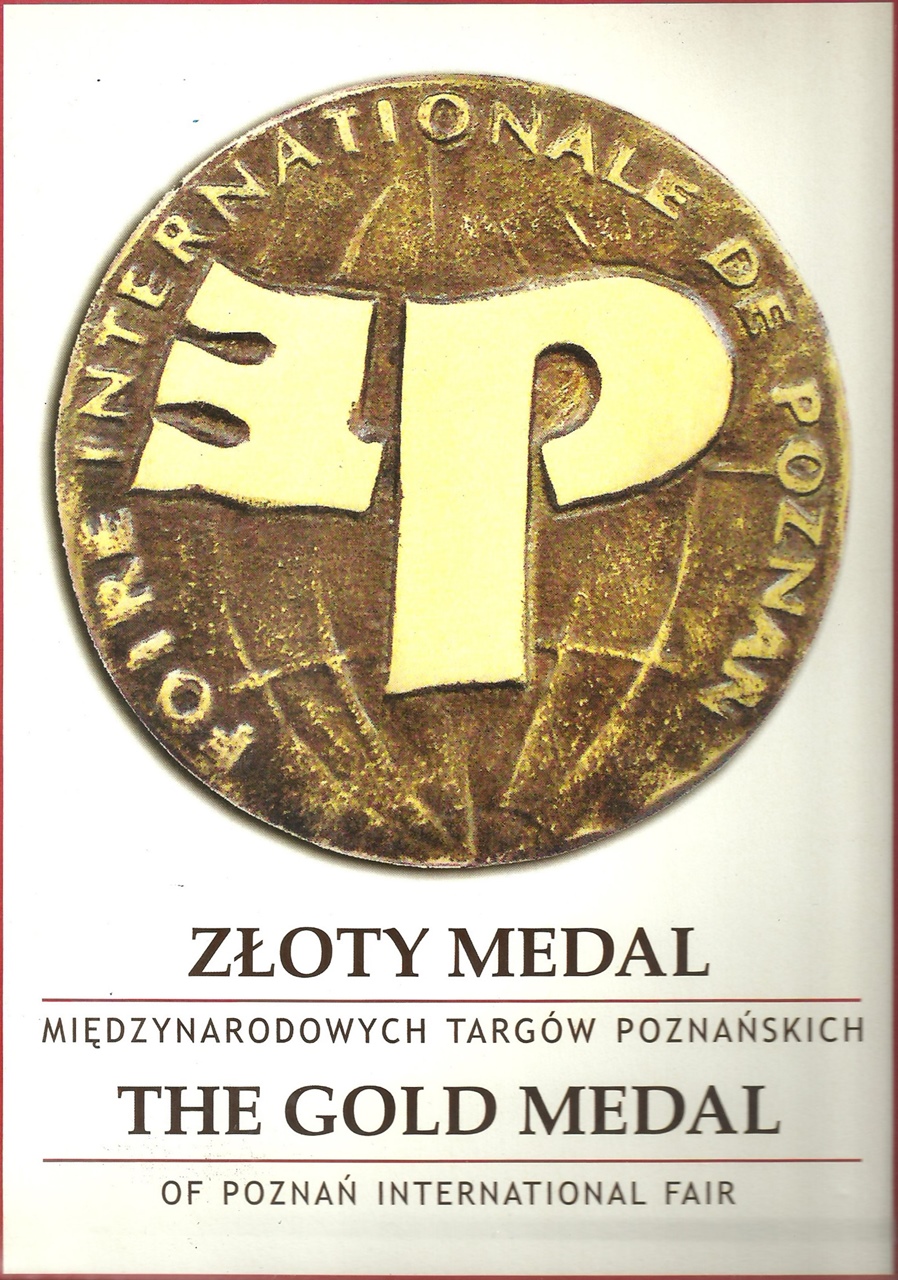 certyfikat - Złoty Medal